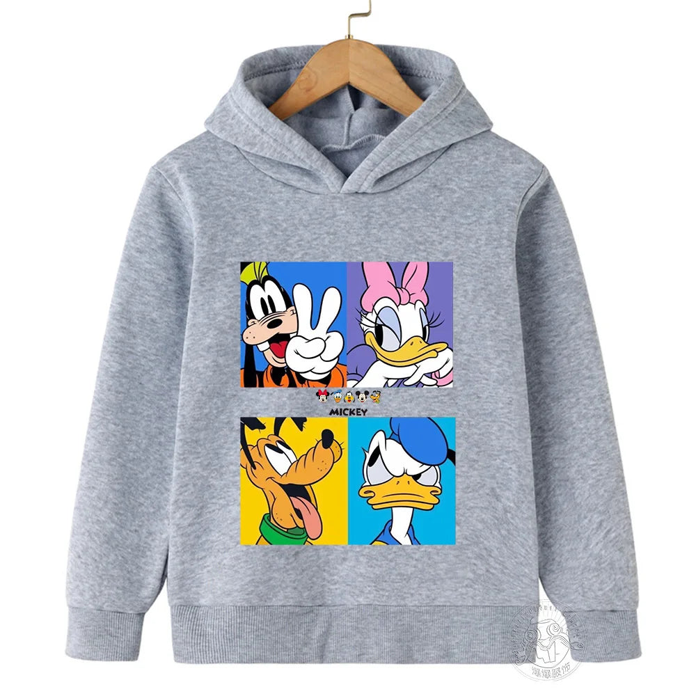 Sweatshirts Manga Anime Mickey Minnie Mouse Hoodie Kid