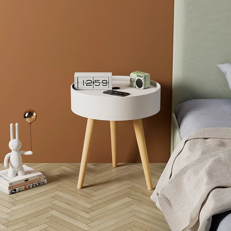 Simple Nightstand Intelligent Wireless Charging Nordic Nightstand Waterproof