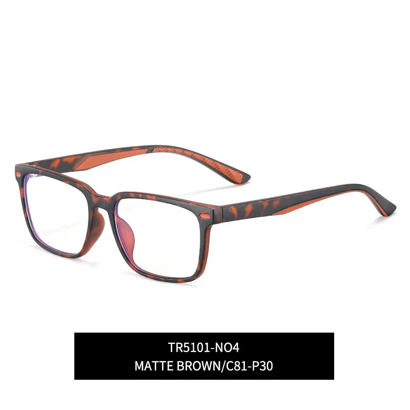 VICKY TR Classic Square Children‘s Sweet Candy Colored Anti-blue Light Glasses Myopia Hyperopia Customizable Prescription 5101