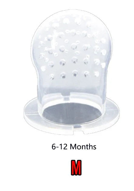 Silicone Baby Fruit Feeder with Cover Baby Nipple