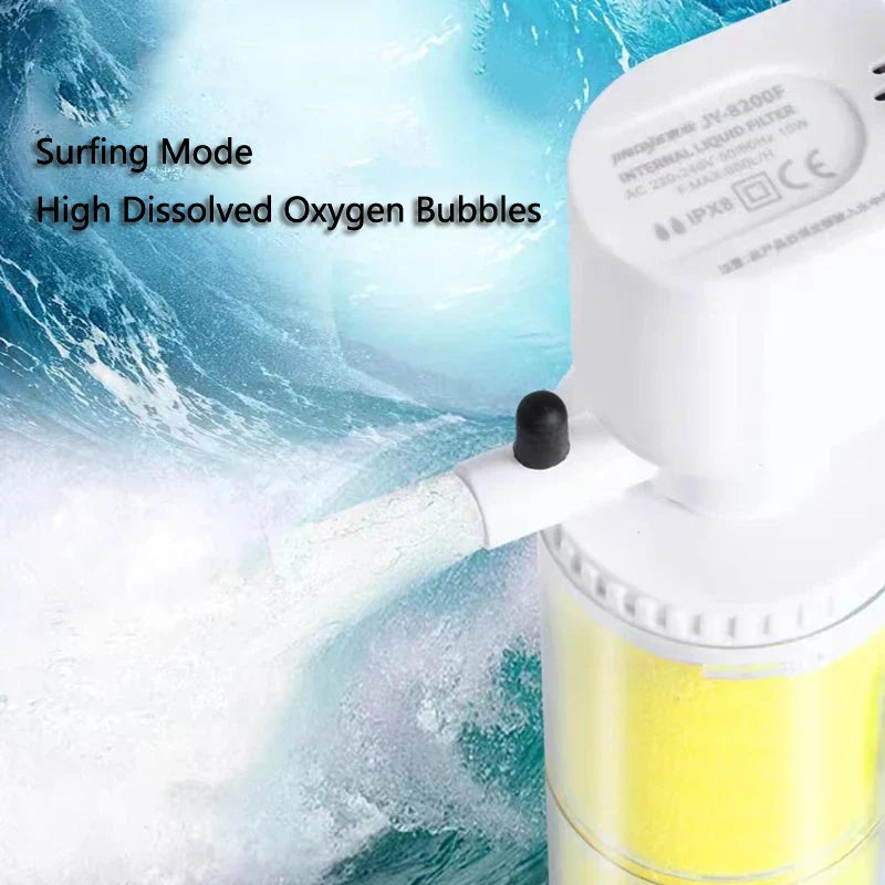 220~240V 3in1Ultra-Quiet Submersible Aquarium Water Pump Water Fountain