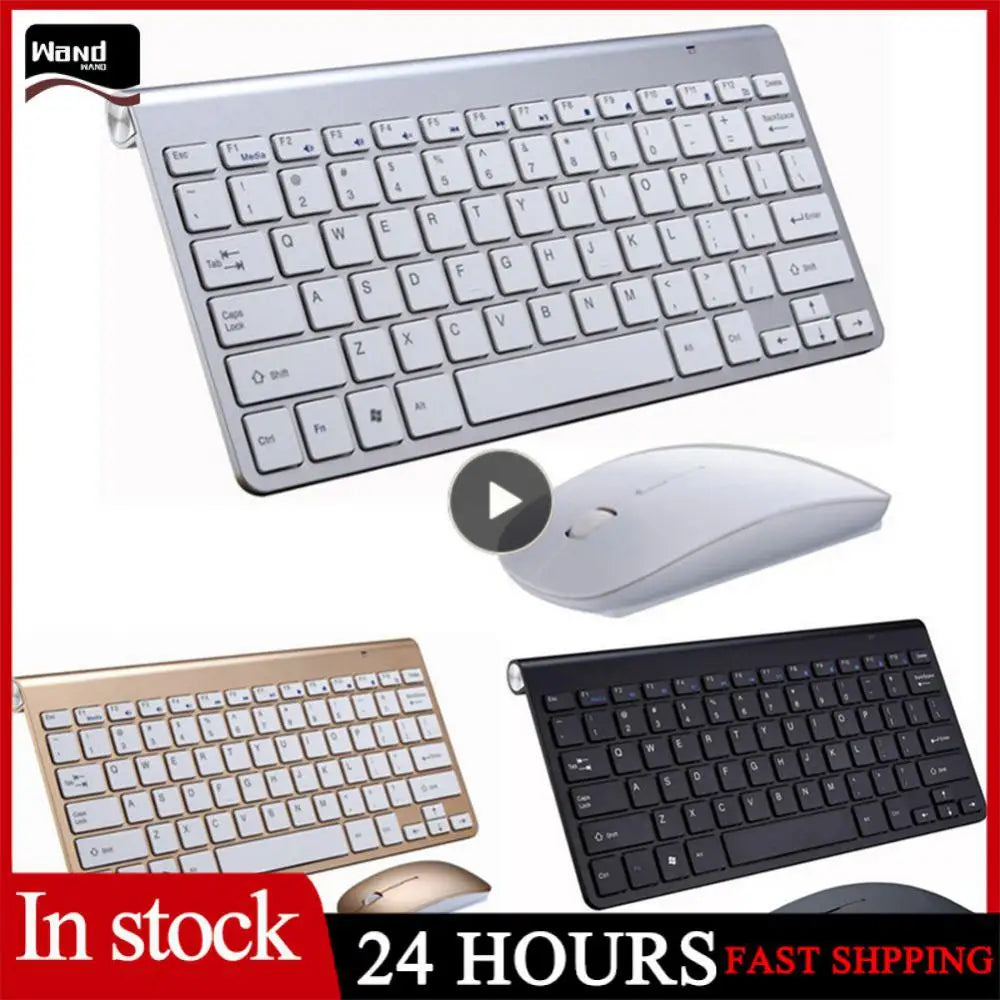 Spanish Hebrew Korean Thai Wireless Keyboard Mouse Combo