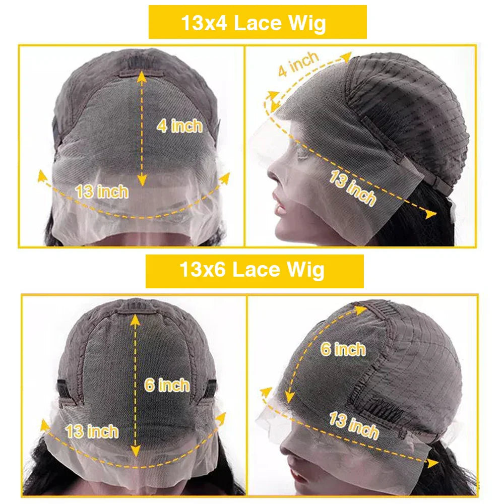 HD Transparent Deep Wave Frontal Wig 13x4/13x6 Curly