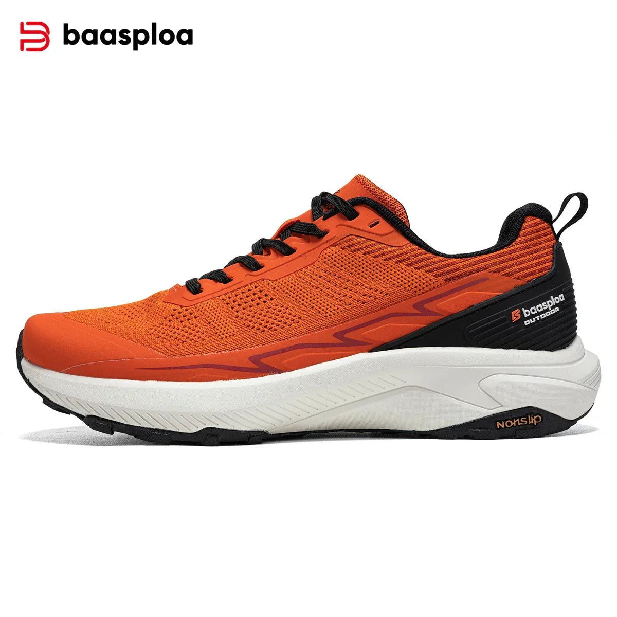 Baasploa Men Hiking Shoes Comfort Wear Resistant Outdoor