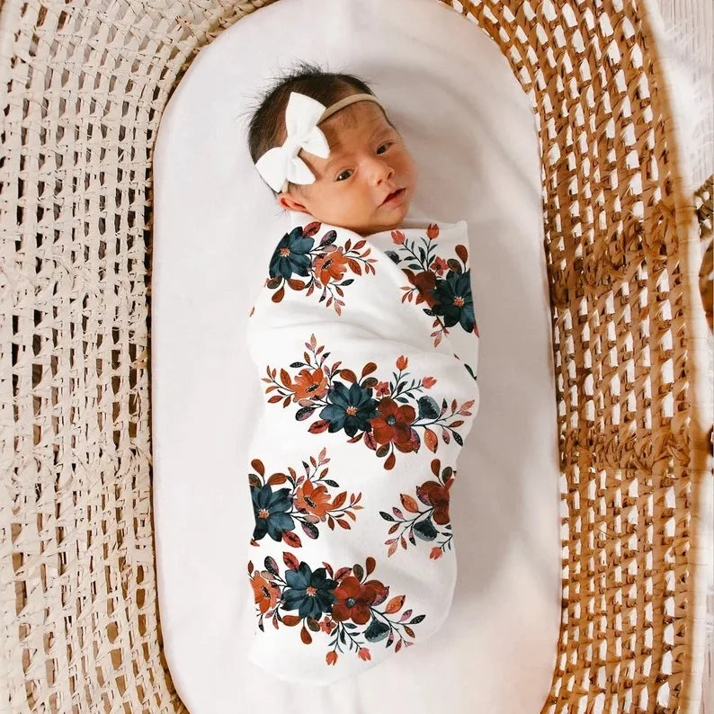3pc/set Baby Swaddle Wrap New Born Receiving Blanket