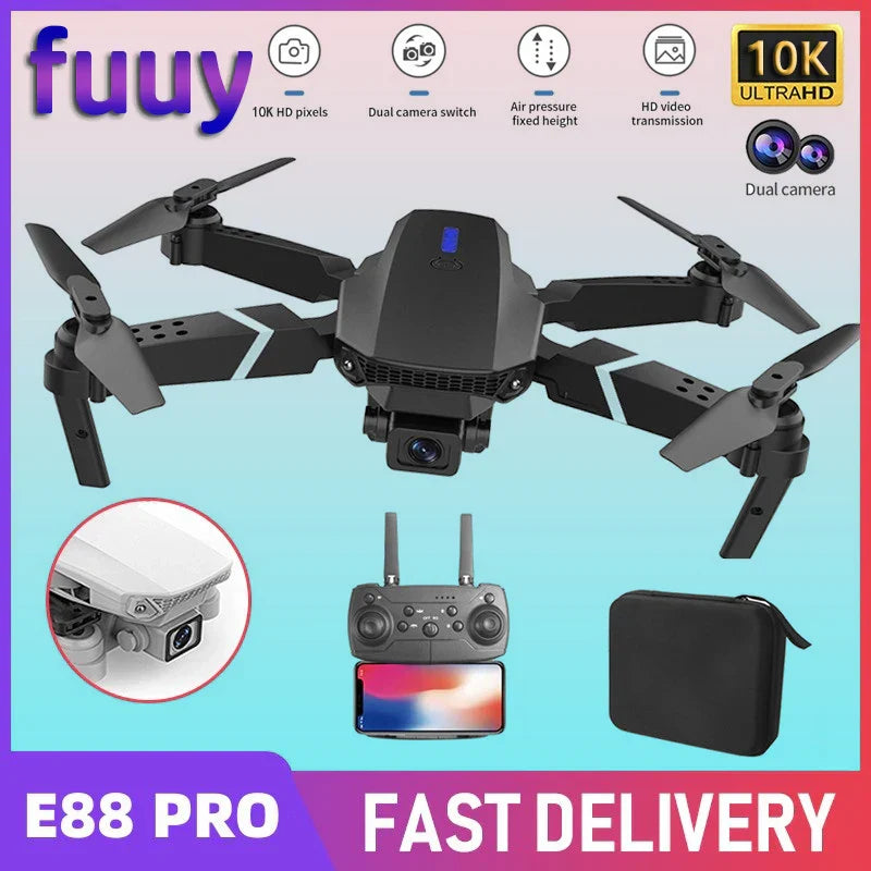 E88 Pro Drone 10K Camera Ultra HD Dual