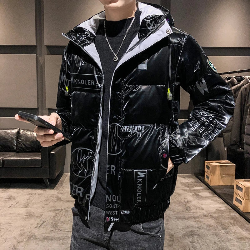 High-quality Winter Down Jacket Men's Autumn jacket White