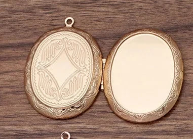 5 PCS Fit 30*40mm Oval Cabochon Metal Brass