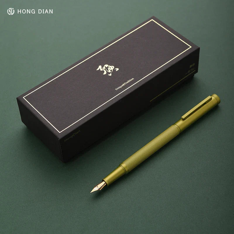LT Hongdian Deep Blue Forest Metal Nib EF/F/Curved