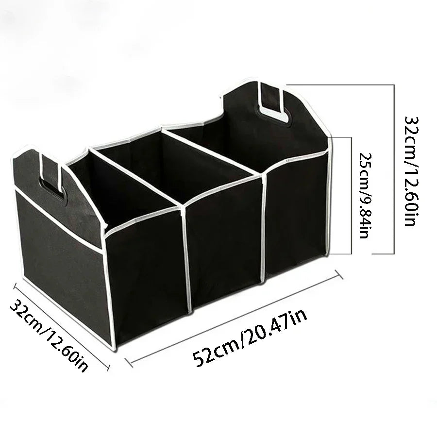 Car Multi-Pocket Trunk Organizer Large Capacity Folding Storage