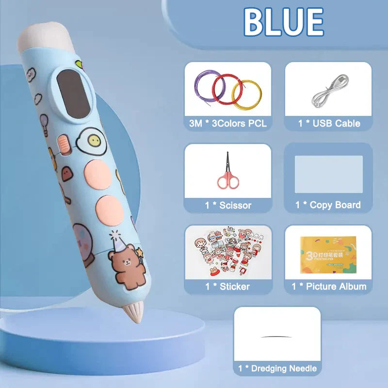 Creative 3D Printing Pen for Kids - Safe