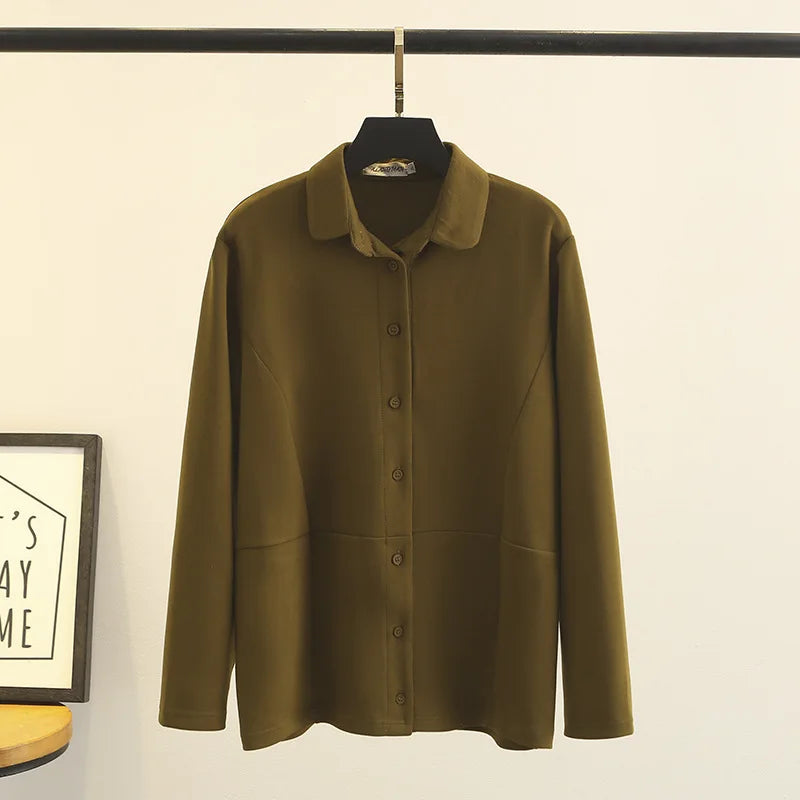 Womens Plus Size Jacket Autumn Casual Clothing Fashion