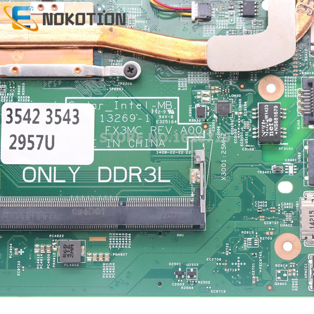 NOKOTION 13269-1 PWB.FX3MC REV:A00 CN-0HRG70 0HRG70 For DELL