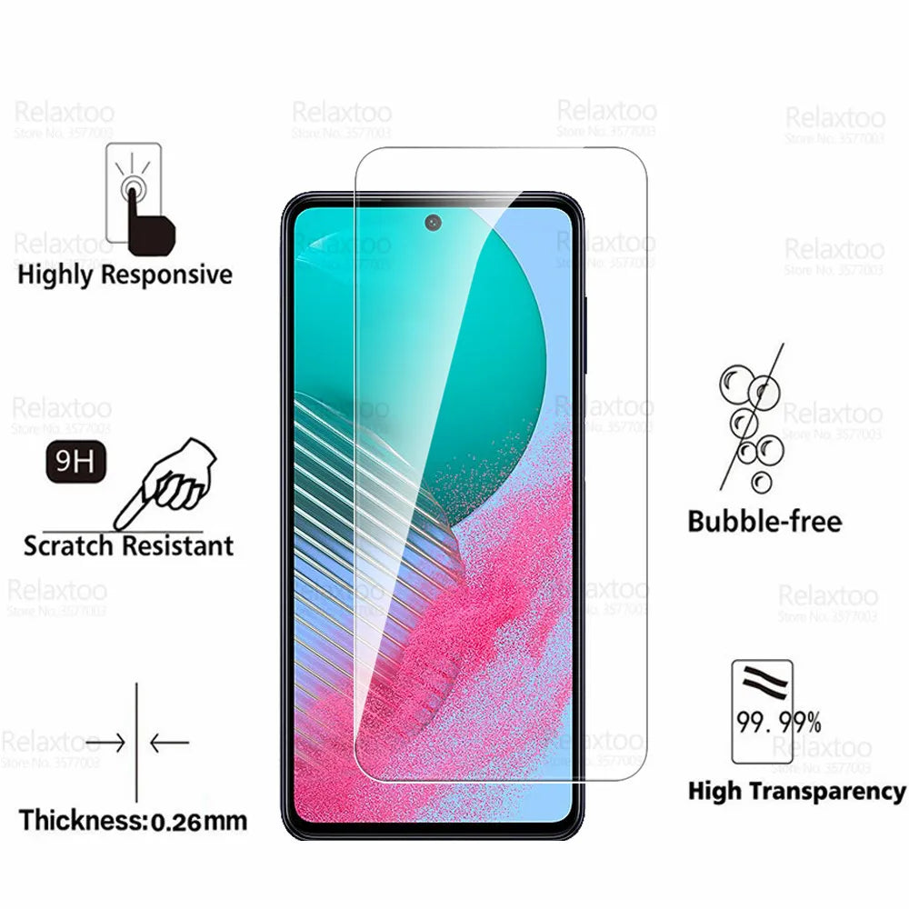 For Samsung Galaxy M54 5G Glass 3Pcs Protective