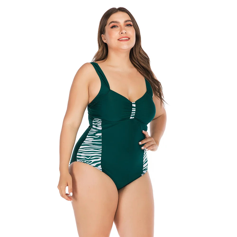 Sexy Leopard Large Plus Size 5XL Swimwear Women