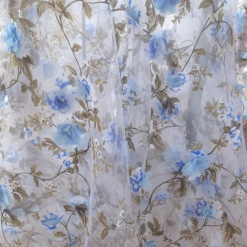 H717 90*140cm Organza Fabric Soluble Shabby Lace for