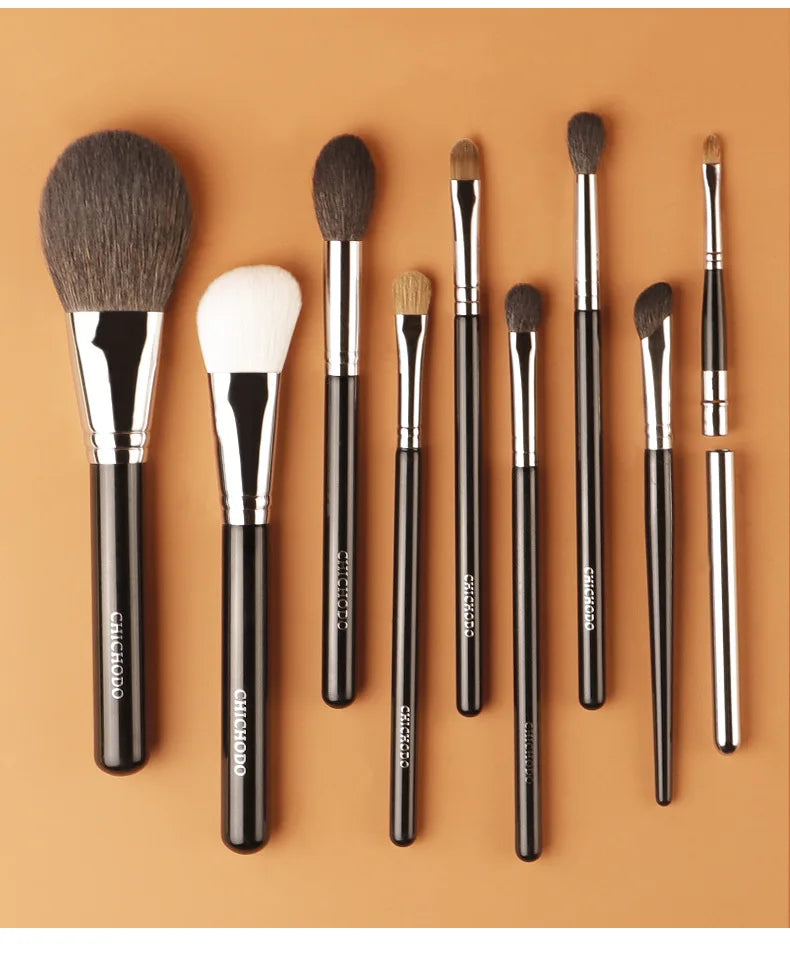 9pcs/set Chichodo Makeup Brushes set Powder Blush Make