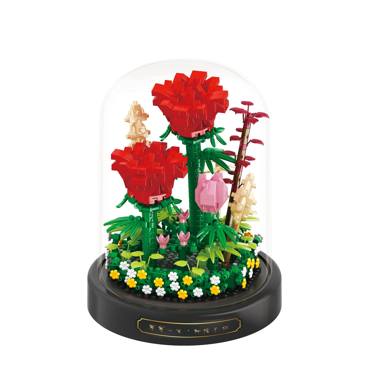 Diy Micro Flower Building Blocks Mini Bricks Particles