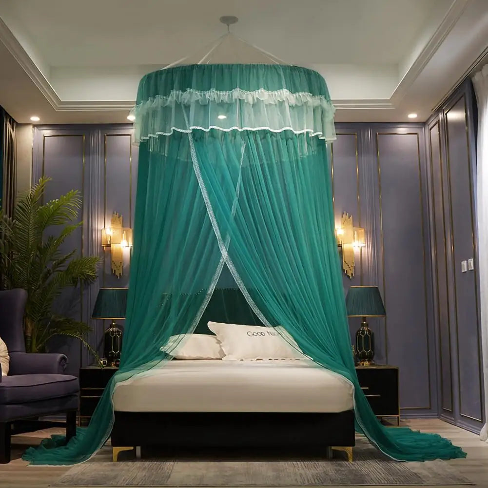 Breathable Hanging Mosquito Net Top Hook Lace Bed