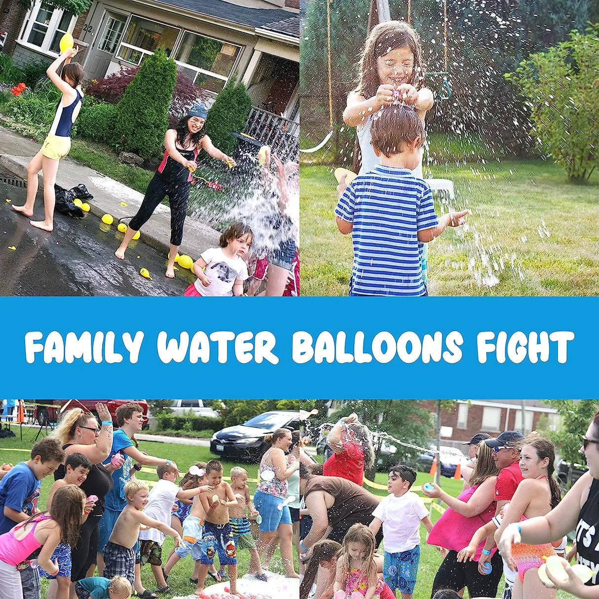 Filling Water Balloons Funny Summer Outdoor Toy Balloon