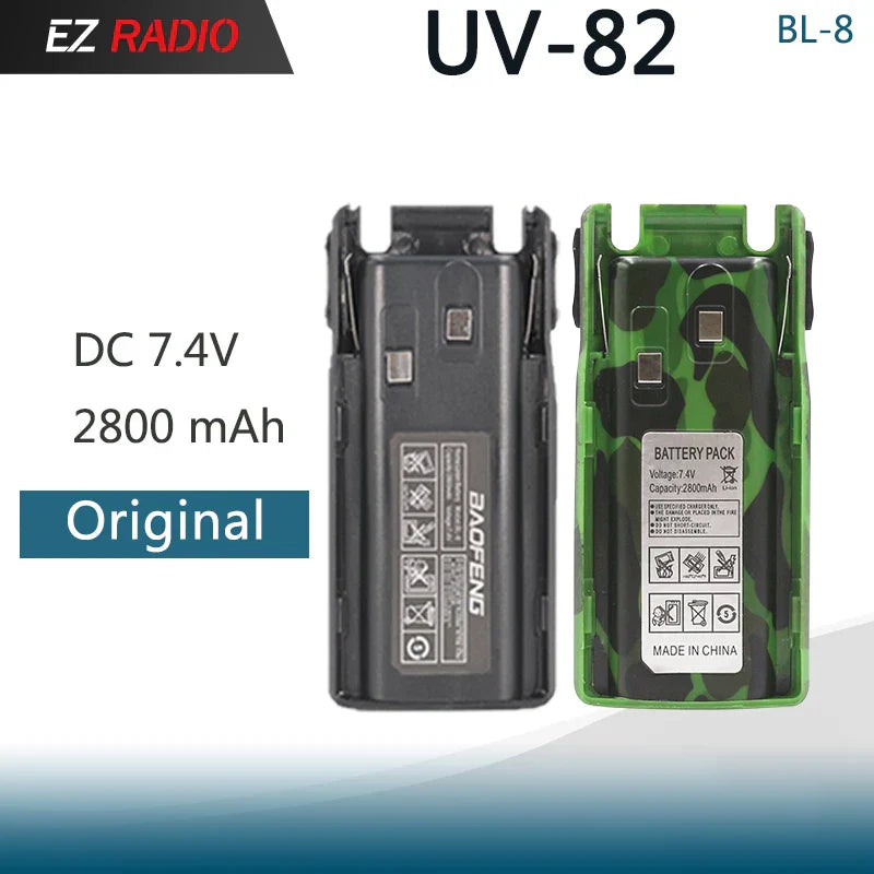 Baofeng UV 82 Battery BL-8 Walkie Talkies Ham