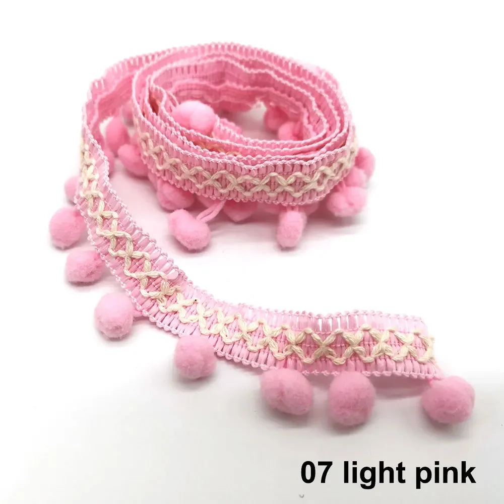 10yards Pom Pom Trim Lace Fabric Sewing Accessories