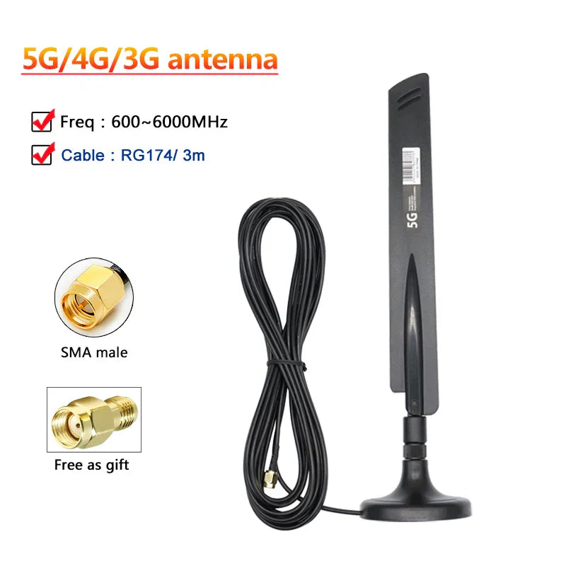 5G 4G LTE 3G GSM Router Aerial 600~6000Mhz