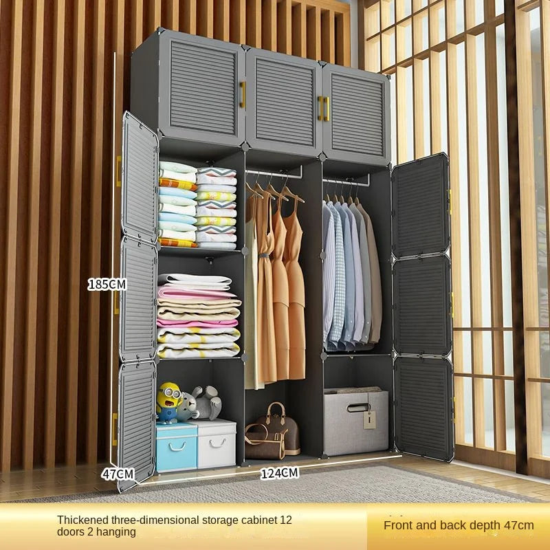Large Size Clothes Folding Cabinets Splice Storage Toy