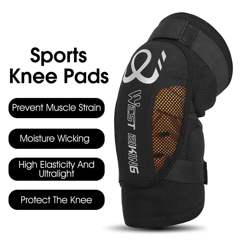 WEST BIKING Knee Pads Cycling Protector With PU