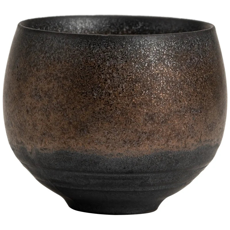 Japanese Style Handmade Stoneware Tea Cup Kung Fu