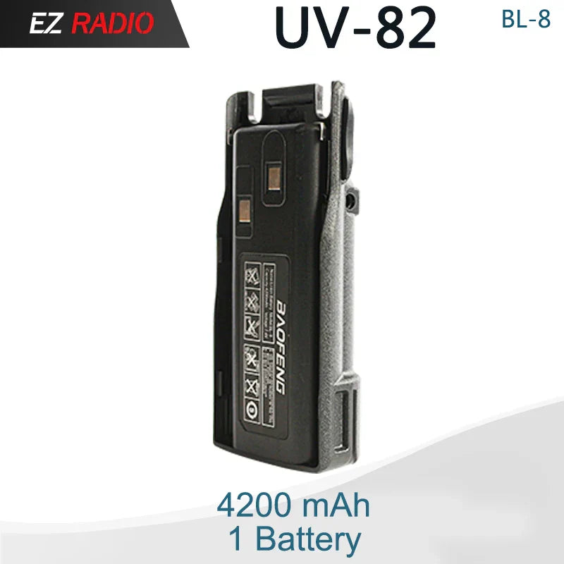 Baofeng UV 82 Battery BL-8 Walkie Talkies Ham