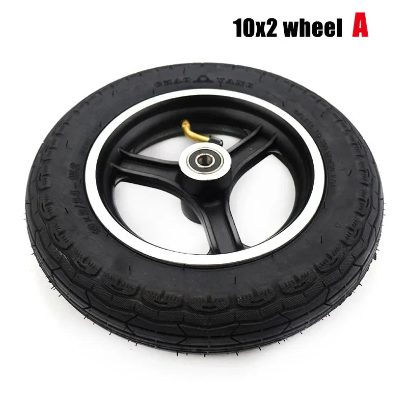 10x2.125 / 10x2.5 Inch Wheel Hub Electric Scooter Explosion-Proof Tire Set