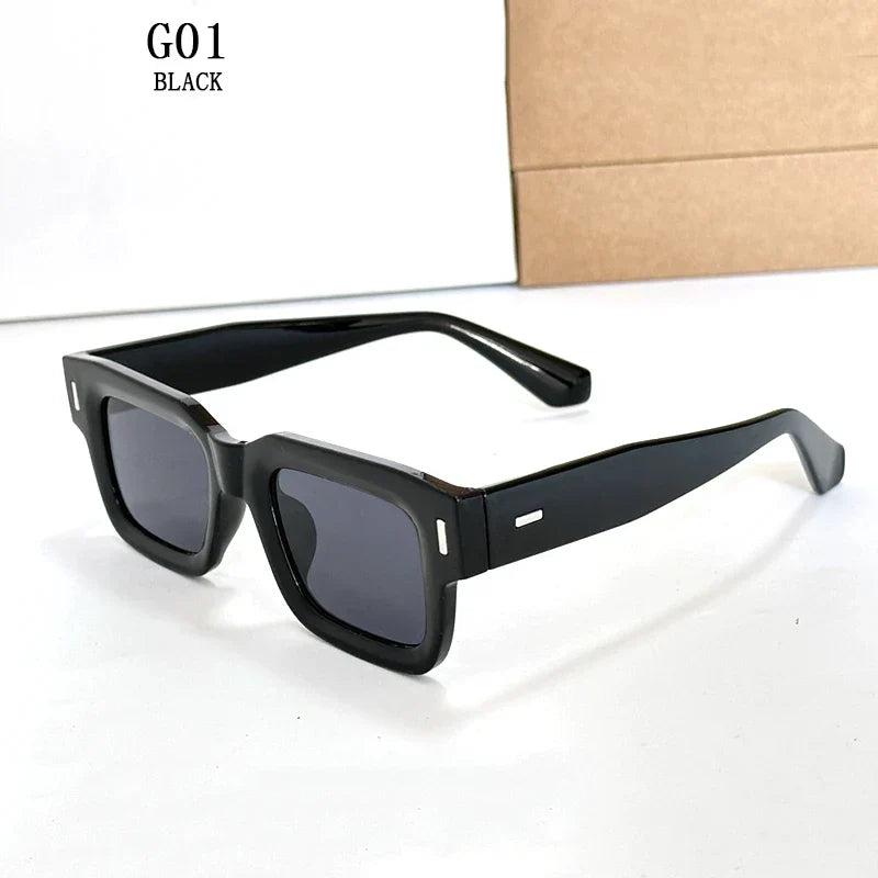 2024 New Square Sunglasses For Men Vintage Fashion