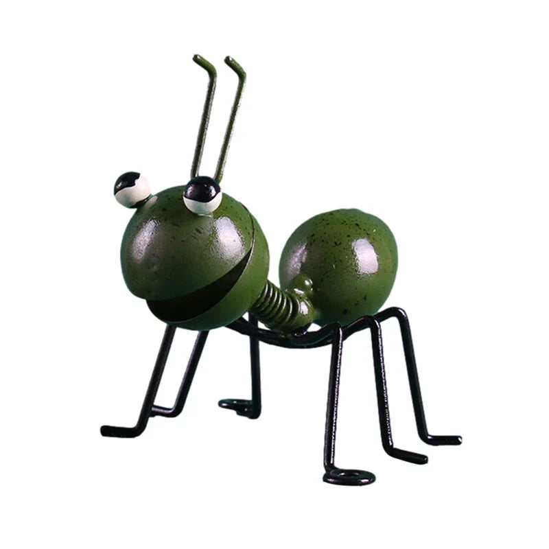 Cute Ant Statue Garden Decor Figure Stand Ant