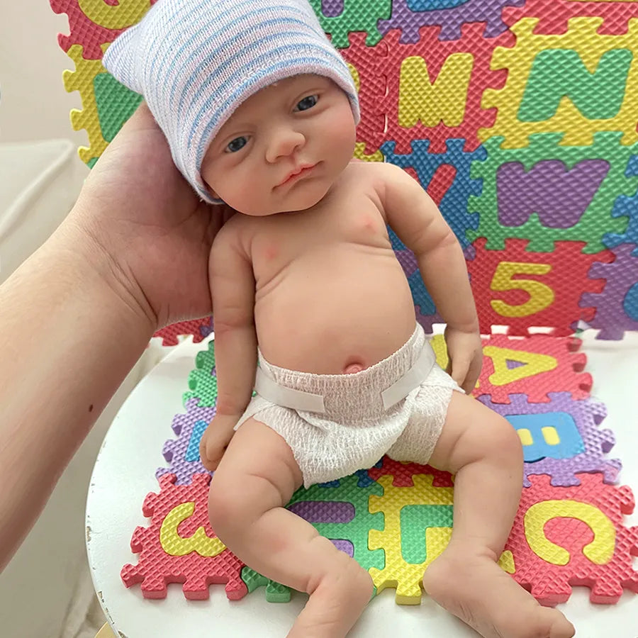 12" Micro Preemie Full Body Silicone Baby Doll