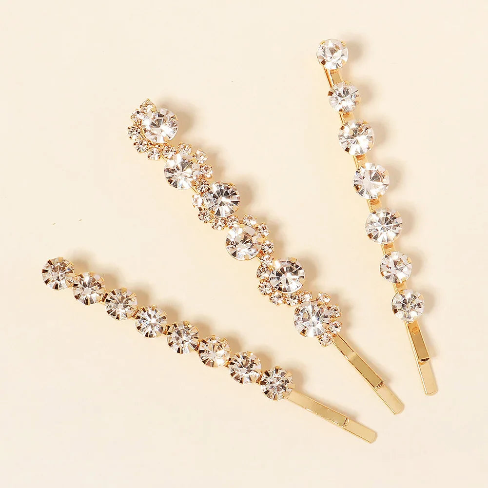 Miallo Fashion Rhinestone Hair Clips for Women Girls