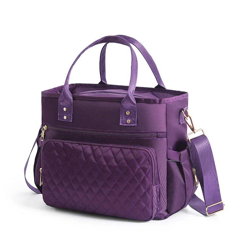 Insulated Lunch Bag Large Lunch Bags For Women Men Reusable Lunch Bag With Adjustable Shoulder Strap Mummy Bag Travel Storage