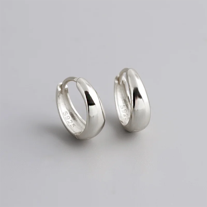 WANTME 925 Sterling Silver Premium Matte Minimalism Unisex