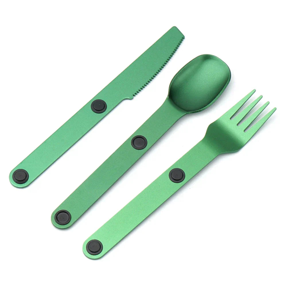3-In-1 Camping Utensils Set Hot Sale Connect Magnetic