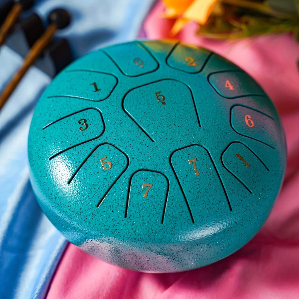 Miwayer Steel Tongue Drum 6 Inch 11 Notes
