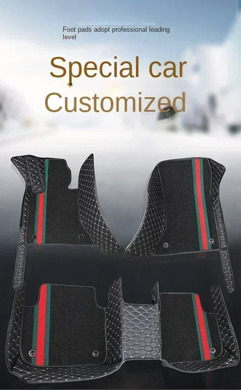Customized Style Luxury Double Layer Car Floor Mat