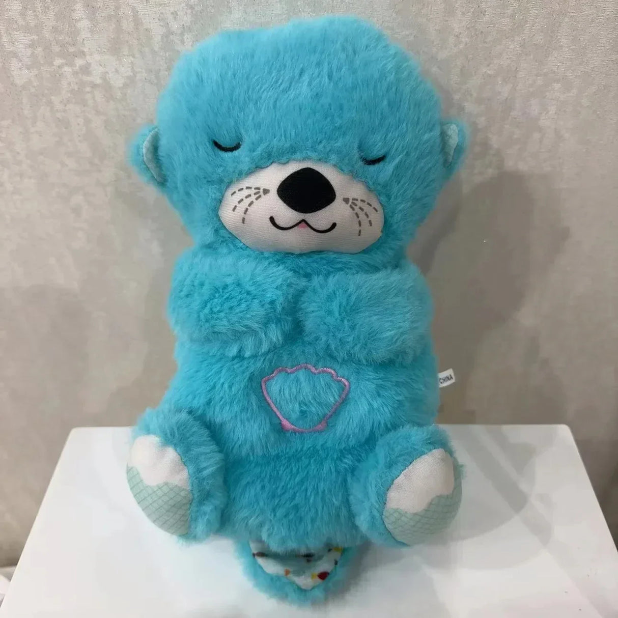 Breathing Bear Baby Soothing Otter Plush Doll Toy