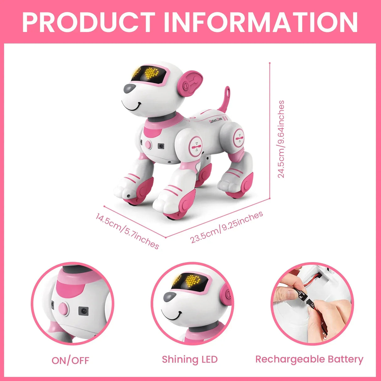 RC Robot Electronic Dog Robot Dog Stunt Walking
