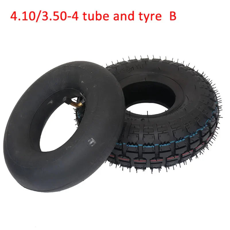 4.10/3.50-4 Tire & Inner Tube for Electric Tricycles & Scooters