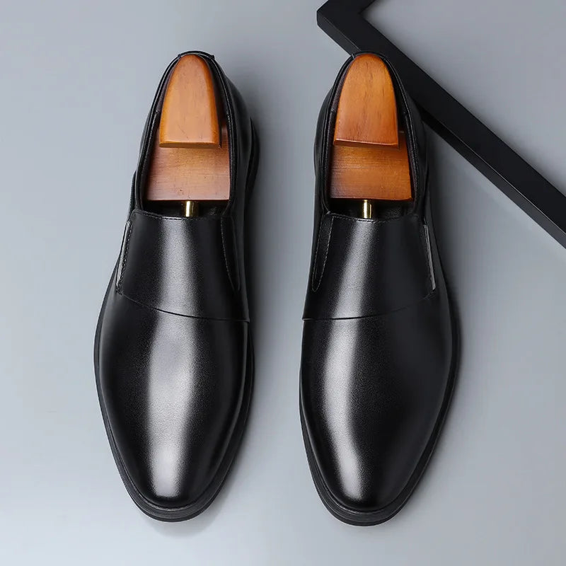 New Fashion Dress Men's Shoes Pointed Toe Leather