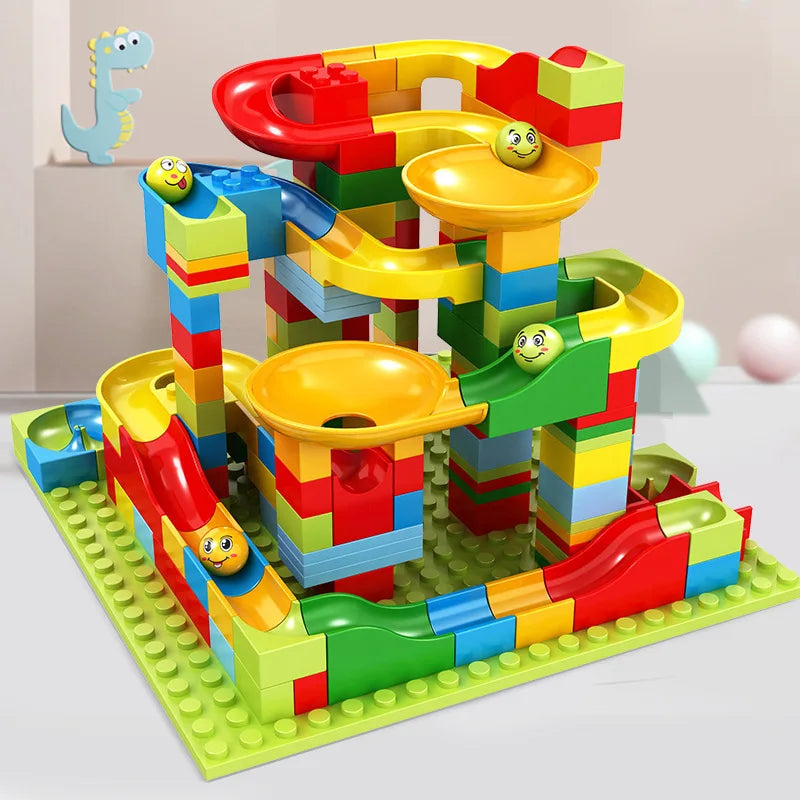 Marble Race Run Blocks Small Size Construction Building