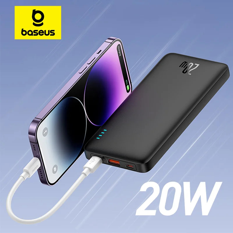 Baseus Airpow 20W Power Bank 10000mAh 20000mAh Fast