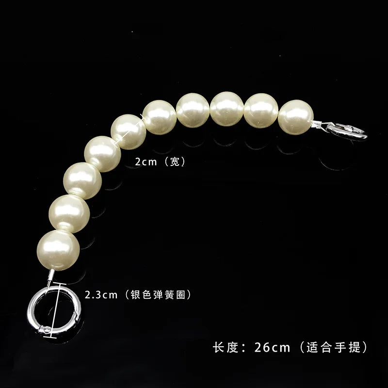 Pearl Strap for Bags Handbag Handles DIY Purse