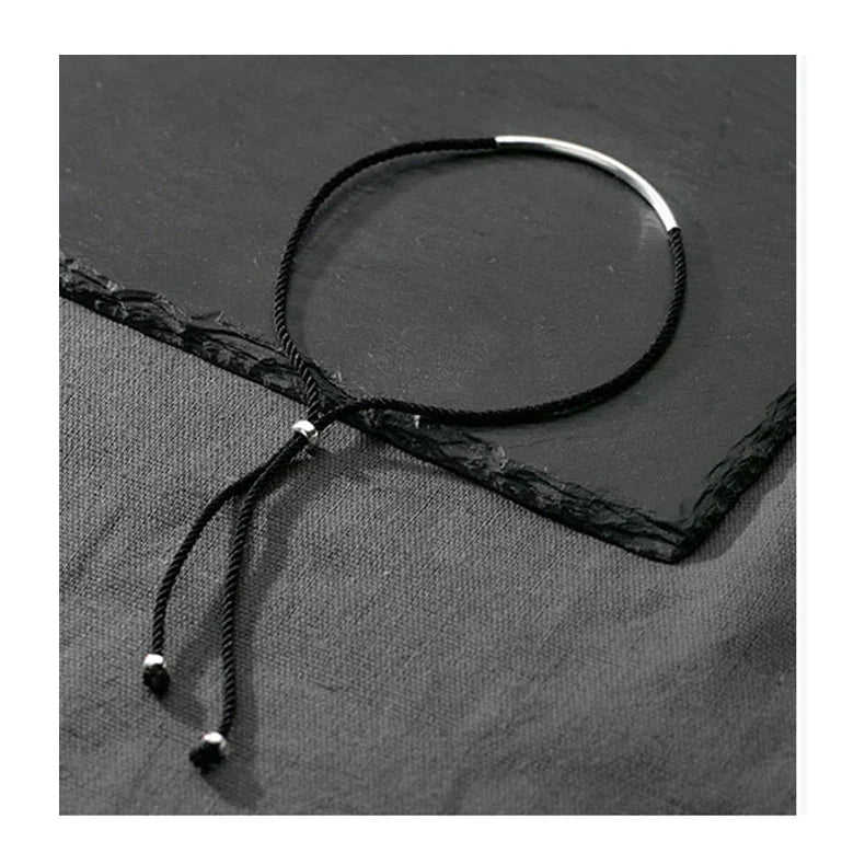 La Monada 16cm 925 Sterling Silver Red Rope