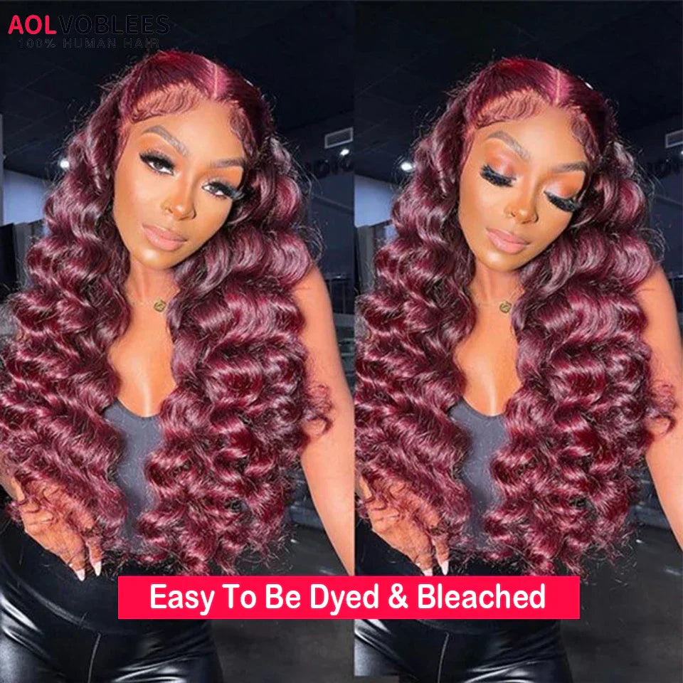 Loose Deep Wave Human Hair Wigs For Women